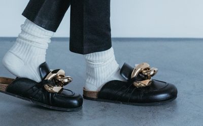 Diese Schuhe passen perfekt zur Lederleggings im Winter