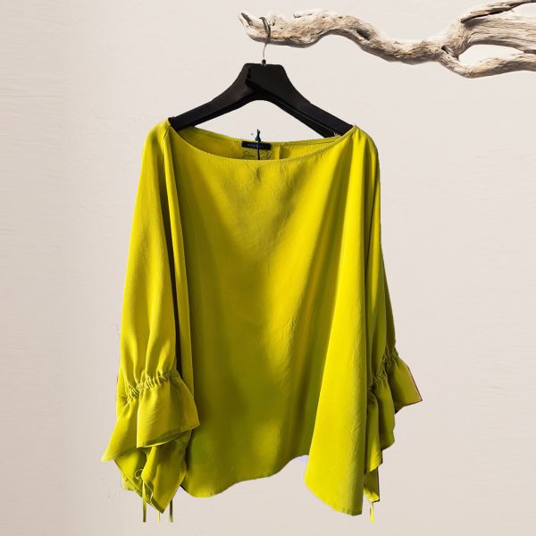 Silk top yellow Frieda by Ayasse