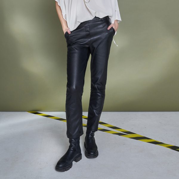 Black leather pants Lucy by Ayasse