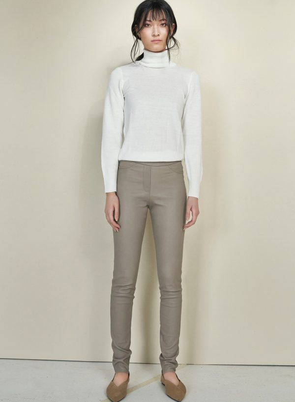 Lena stretch leather leggings nappa - Image 9