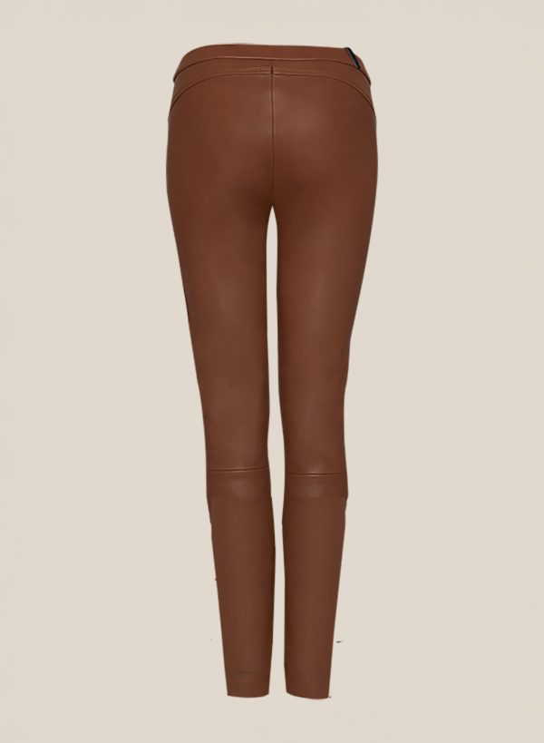 Lena stretch leather leggings nappa - Image 8