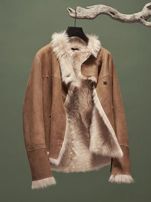 Kurze Lammfelljacek in Toscana Lammfell