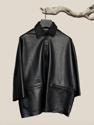 Bobby Lederjacke Nappa Black