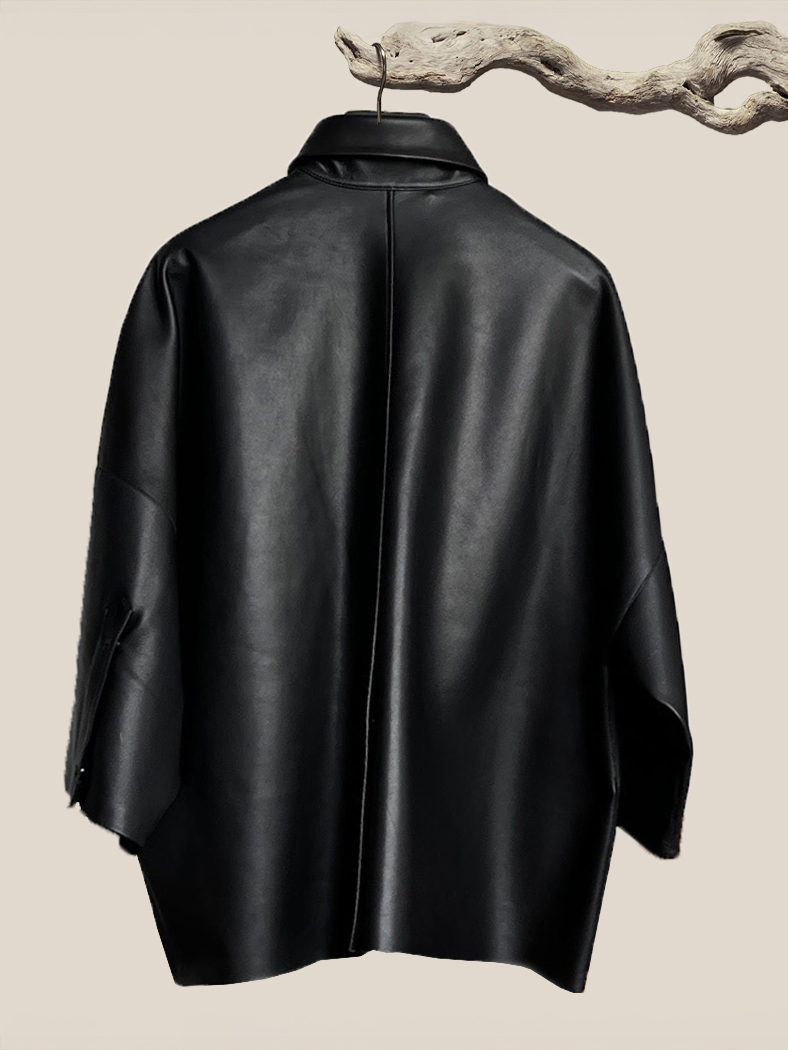 Bobby leather jacket nappa black - Image 2