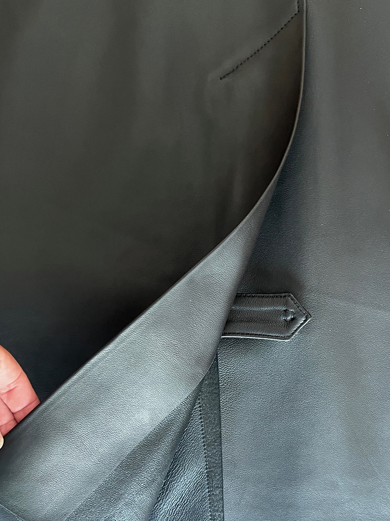Bobby leather jacket nappa black - Image 4