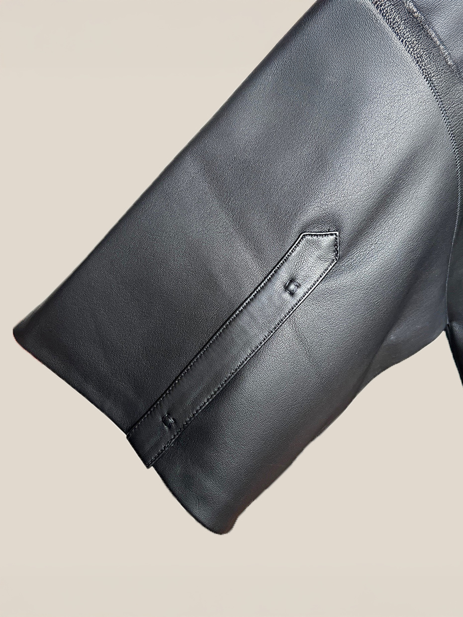 Bobby leather jacket nappa black - Image 3