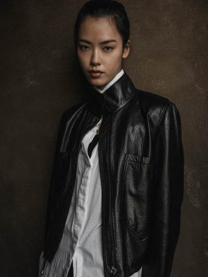 Canny Lederjacke Nappa Black